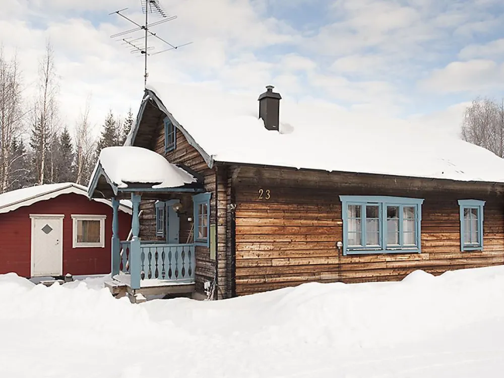 Snövägen 23, 70 kvm 8+2 bäddar,2 sovrum + 2 sovloft Djurtillåten