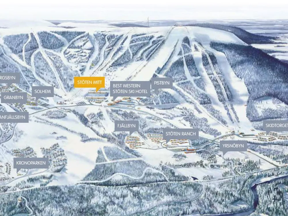 Stöten Mitt de Luxe 4+2 bäddar, M543 Mot dalen