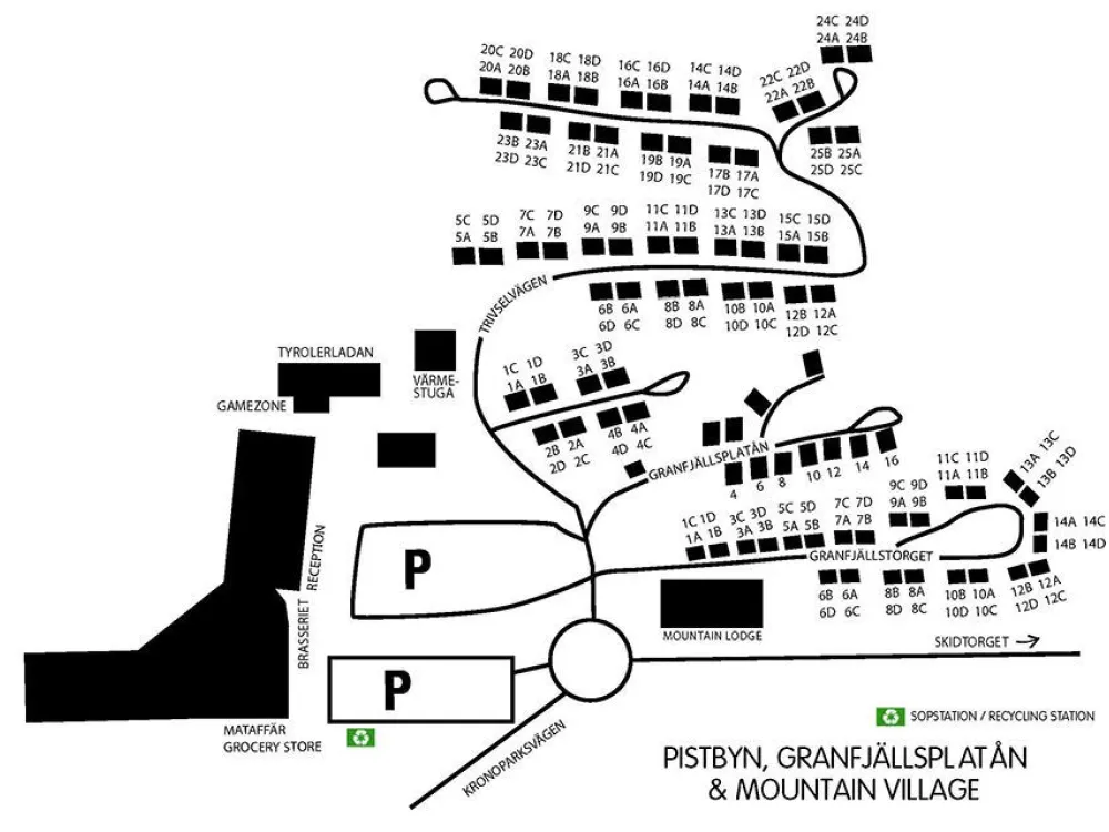 Granfjällstorget 10B, 6 bäddar