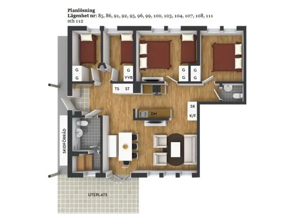 Frostvägen 99, 10 bäddar