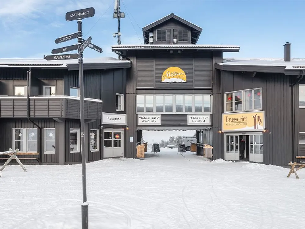 Dubbelrum  inkl frukost. Utsikt mot dalen