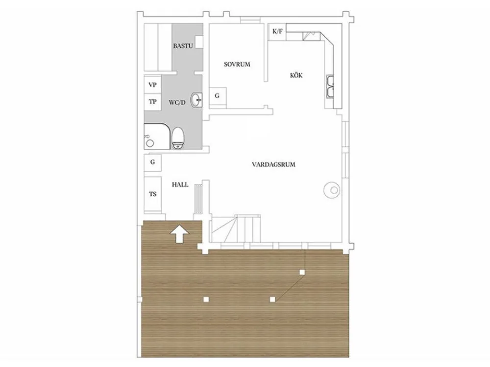 Norrskensstigen 3B, 8 bäddar 