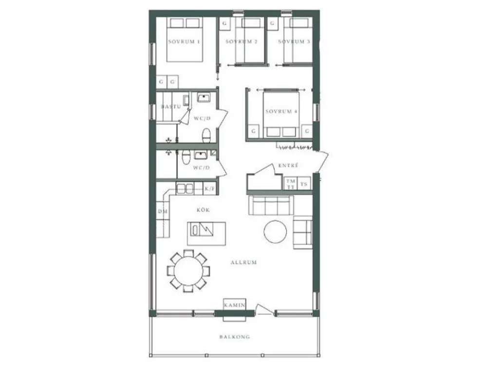 Granfjällspisten 12A, 8 bäddar