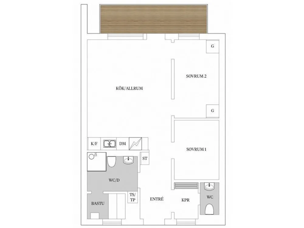 Granfjällspisten 6F, 6 bäddar 